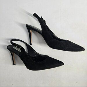 Steve Madden Heels Black Leather 11